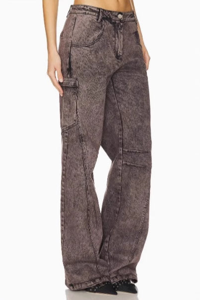 Durable Loose Fit Straight Leg Jean