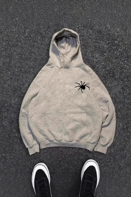 Spider Graphic Heavyweight Pullover Hoodie
