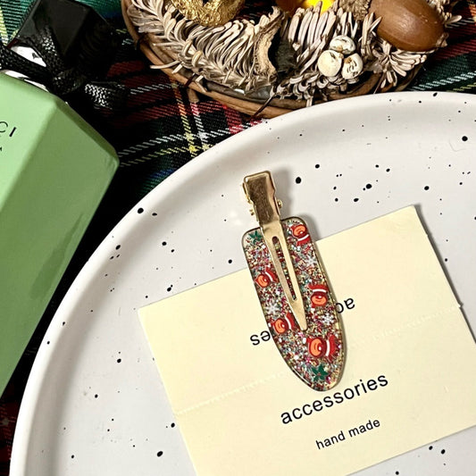 Christmas Seamless Side Hair Duck Bill Hair Accessory