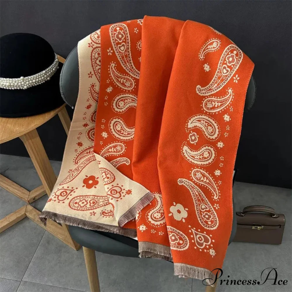 2024 New Year’s Crimson Cashmere Scarf scarf-241228