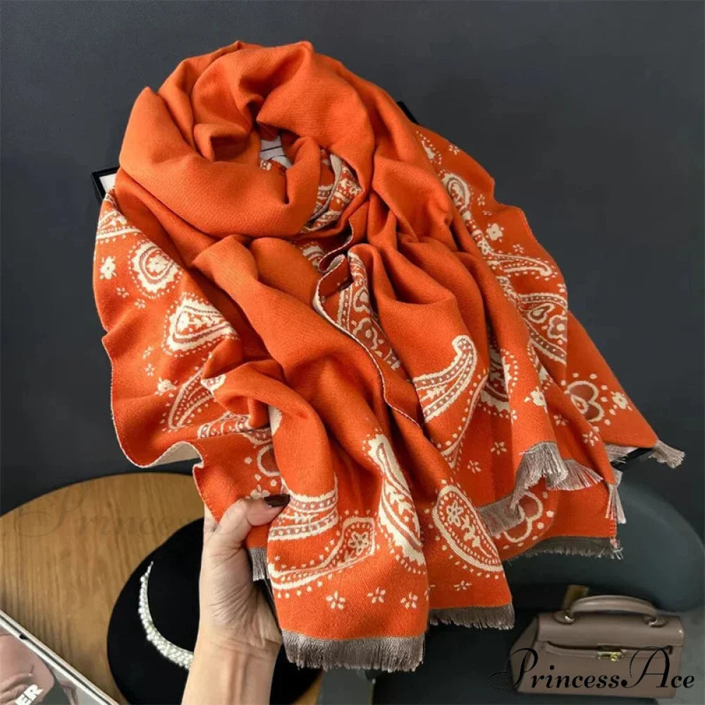 2024 New Year’s Crimson Cashmere Scarf scarf-241228