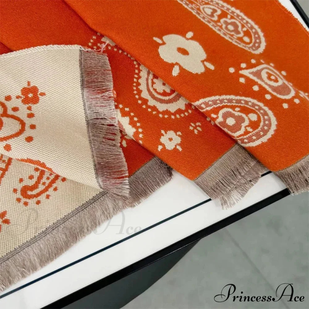 2024 New Year’s Crimson Cashmere Scarf scarf-241228