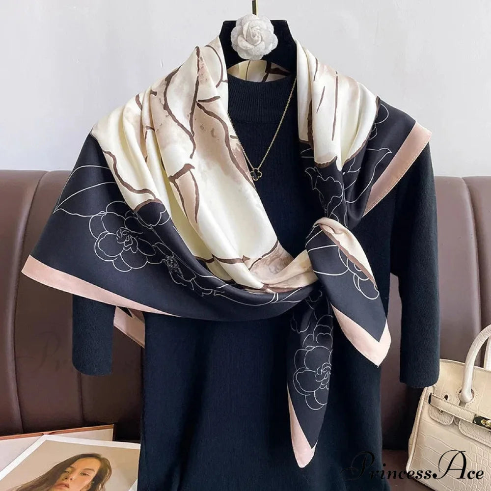 30 Shades Twill Silk Hijab Scarf Color2 / One Size scarf-241228