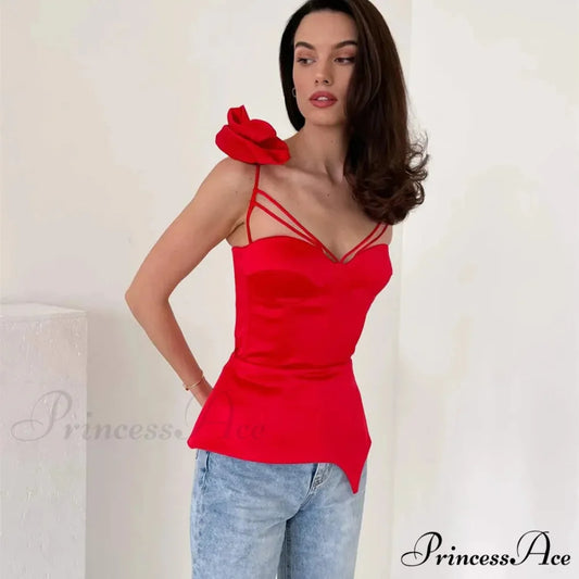 3D Blooming Fringe Crop Top croptop-250223