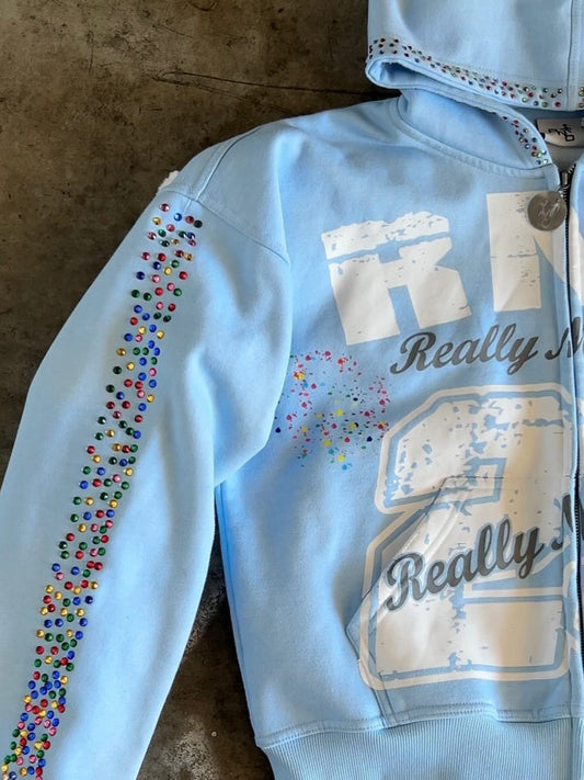 Hip-Hop Street Style Letter Print Hoodie