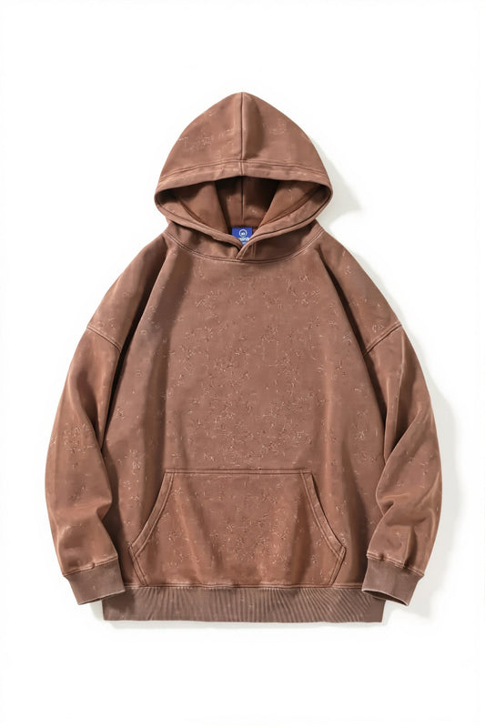 Retro Washed Oversized Pullover Hoodie