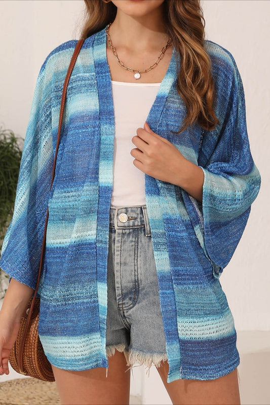 Crochet Tie Dye Relaxed Cardigan