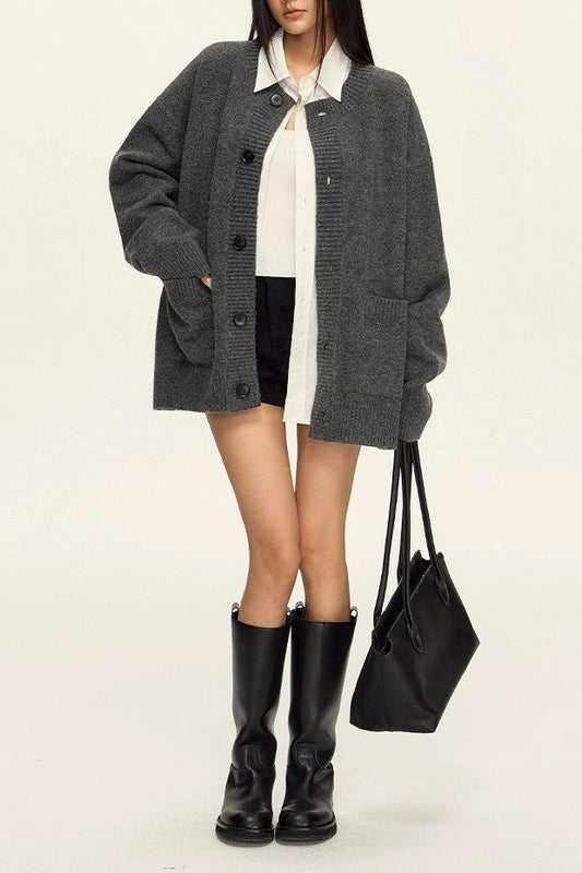 Relaxed Knit Cardigan