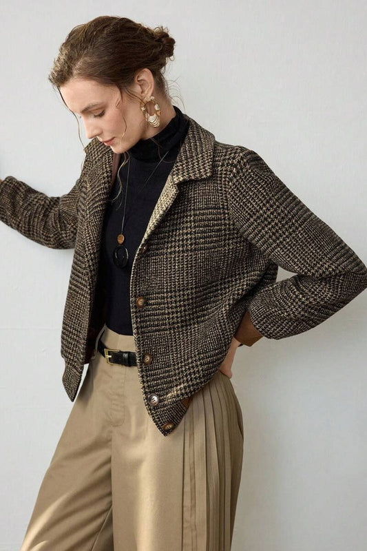 Plaid Oversized Vintage Jacket