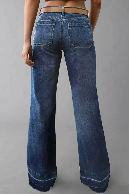 High Waist Vintage Straight Jean