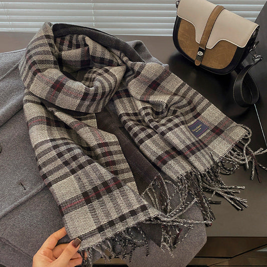 Premium Classic Plaid Christmas Scarf
