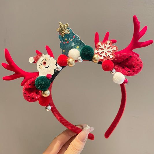 Christmas Deer Antler Bohemian Decorative Hair Accessory