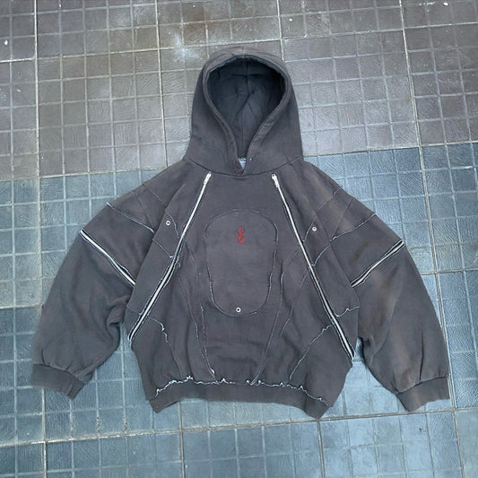 Dark Oversized Streetwear Hoodie