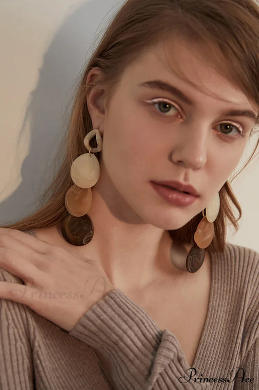 Acrylic Elegant Long Earrings Picture