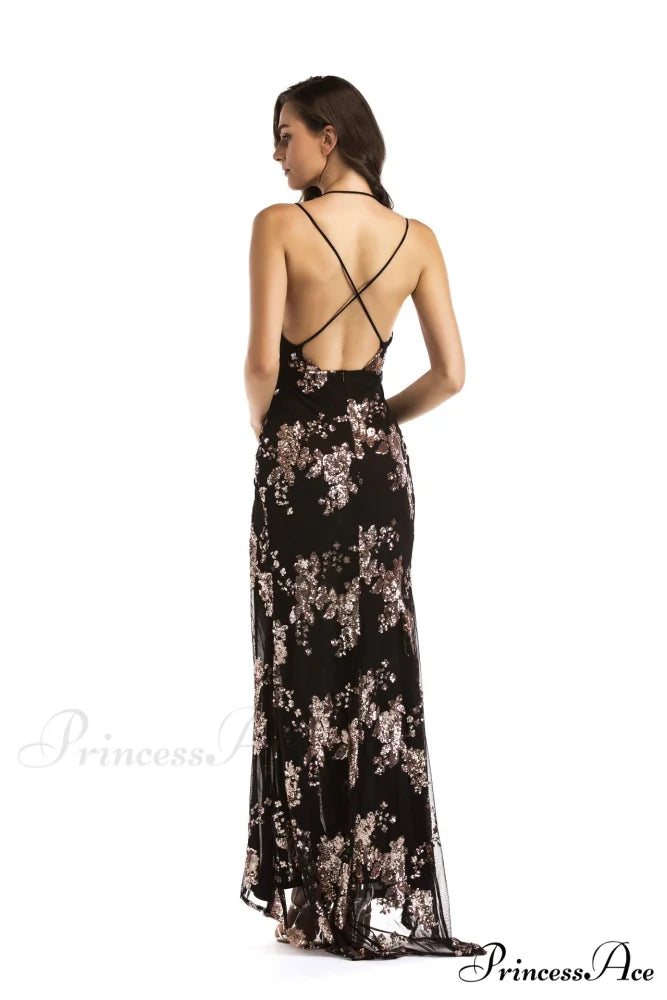 Adore You Floral Charming High Slit Maxi Dress