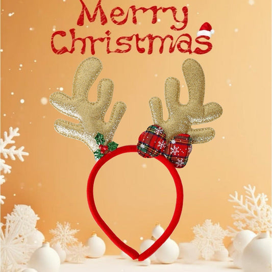 Christmas Reindeer Antler Sparkle Hair Accessory
