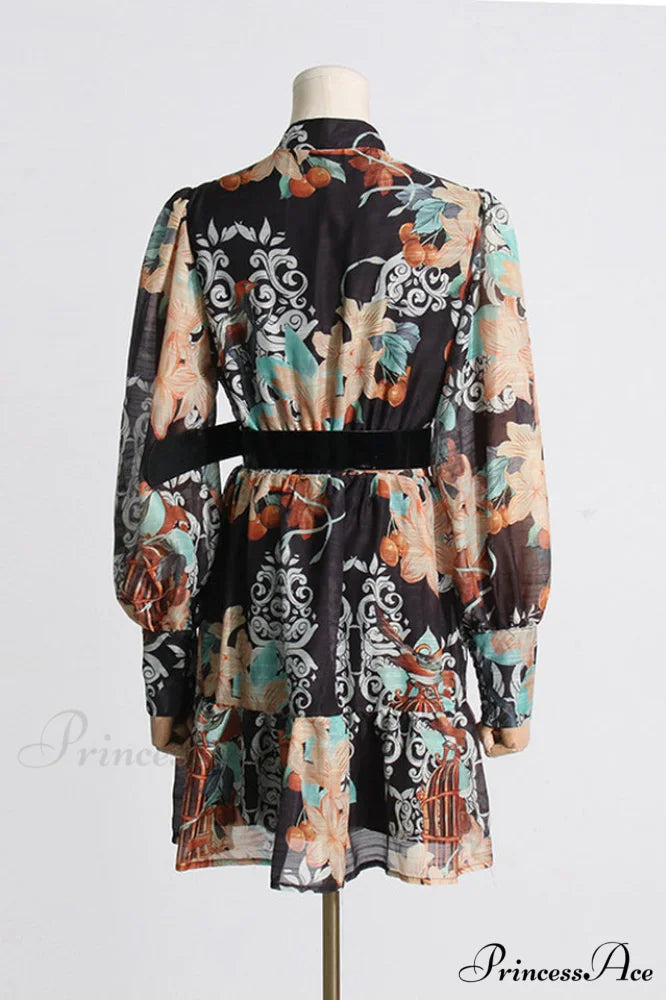 Alexandra Belted Stylish Mini Dress