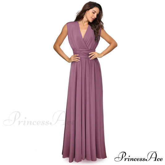 Alexandra Satin Lace Charming Back A-Line Dress Cameo / S