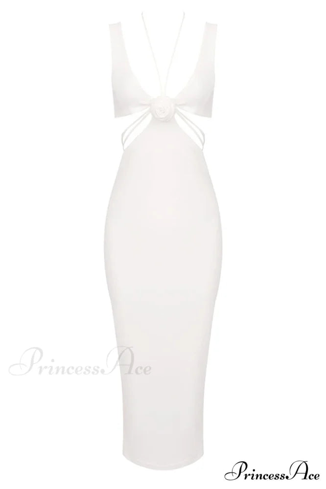 Alize Flower Stylish Embellished Maxi Dress