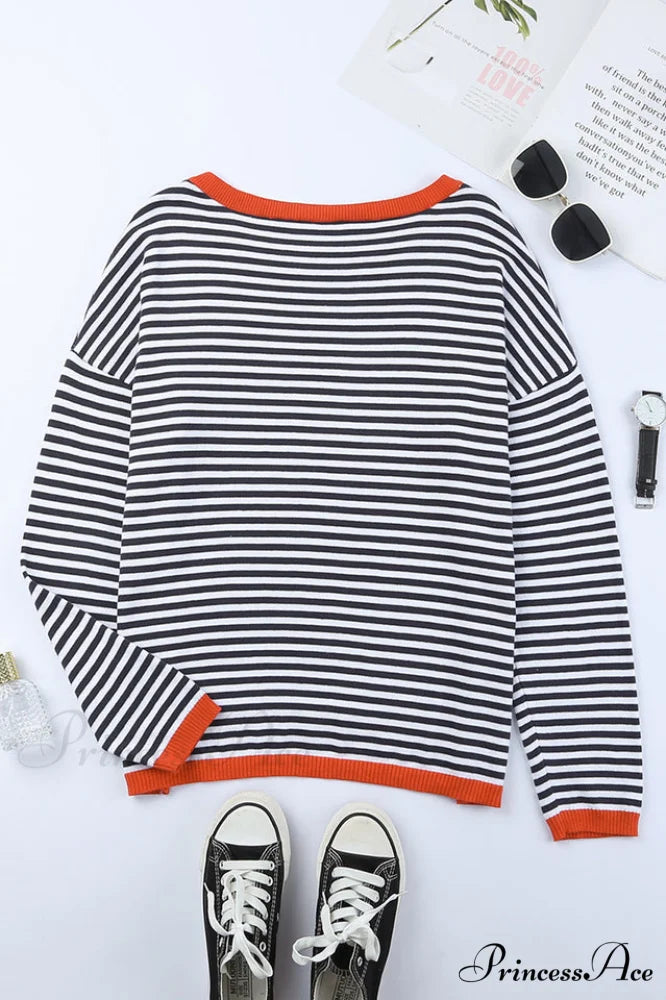 All Around The Charming Way Striped Top