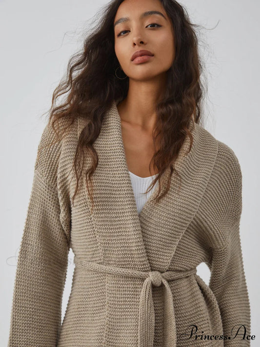 All I Graceful Wanted Tie Cardigan