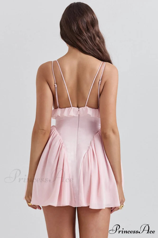 Amaris Ballet Stylish Pink Mini Dress