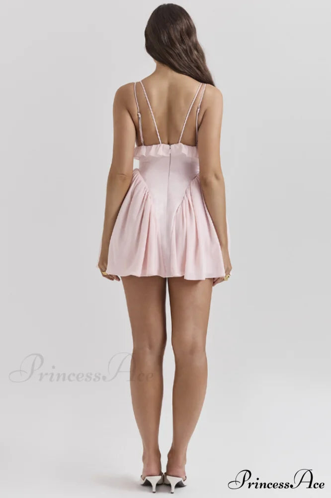 Amaris Ballet Stylish Pink Mini Dress