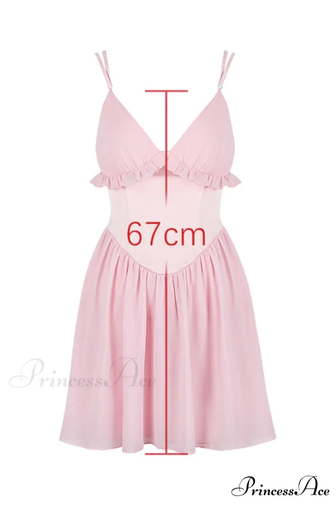 Amaris Ballet Stylish Pink Mini Dress
