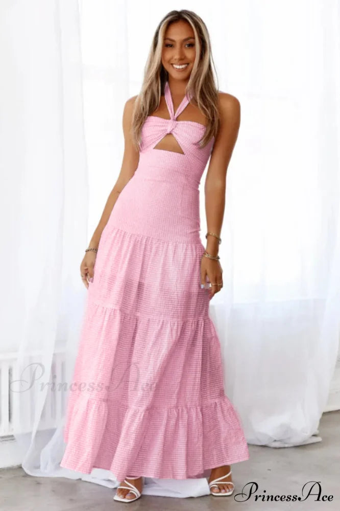 Amaya Elegant Dress S / Pink
