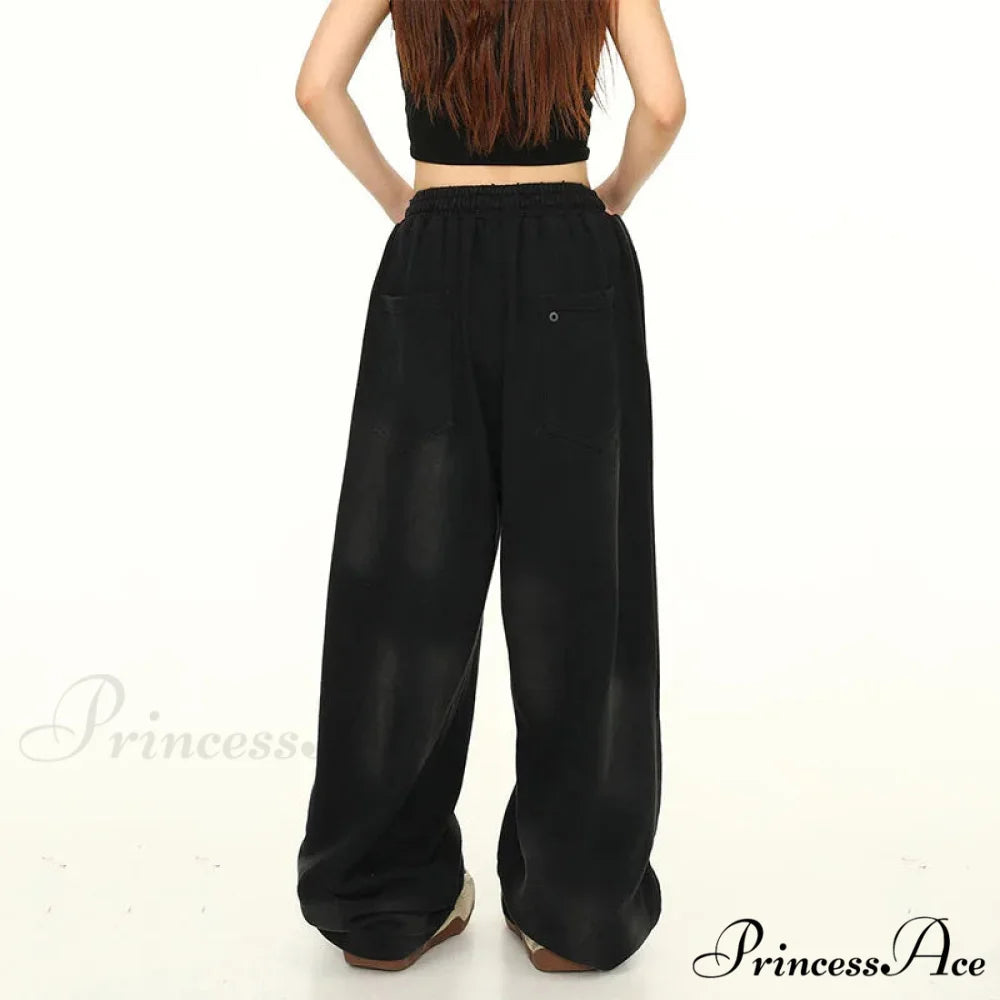 American Graffiti Tall Waist Trousers pants-241228