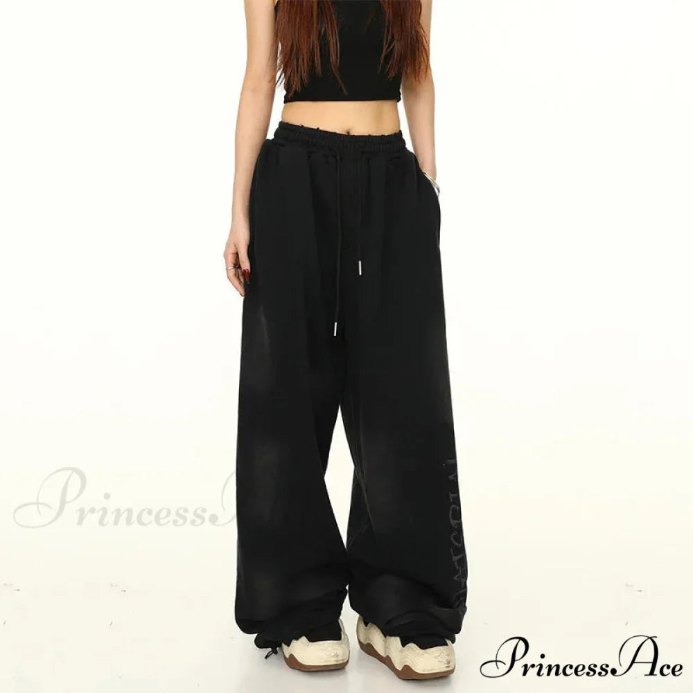 American Graffiti Tall Waist Trousers pants-241228
