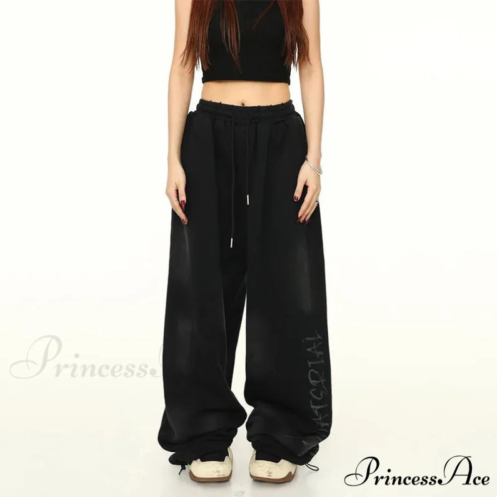 American Graffiti Tall Waist Trousers pants-241228