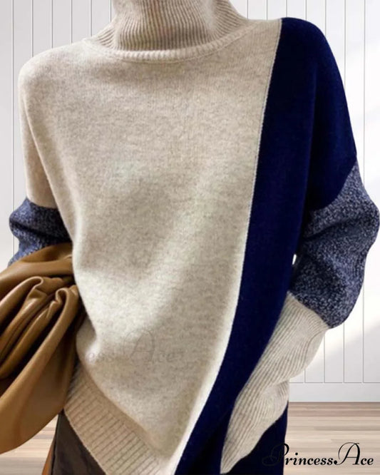 and sweater Elegant with contrast romantic colors