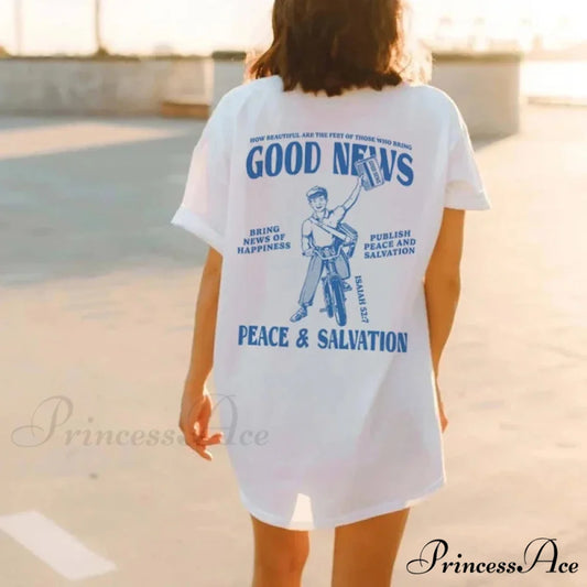 Animated Christian Scripture T-shirt WHITE / S t-shirt-250223