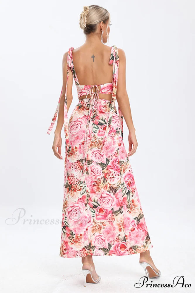 Annabella Floral Stylish Two Piece Set