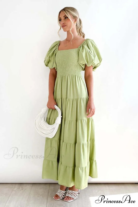 Anne Elegant Tiered Dress