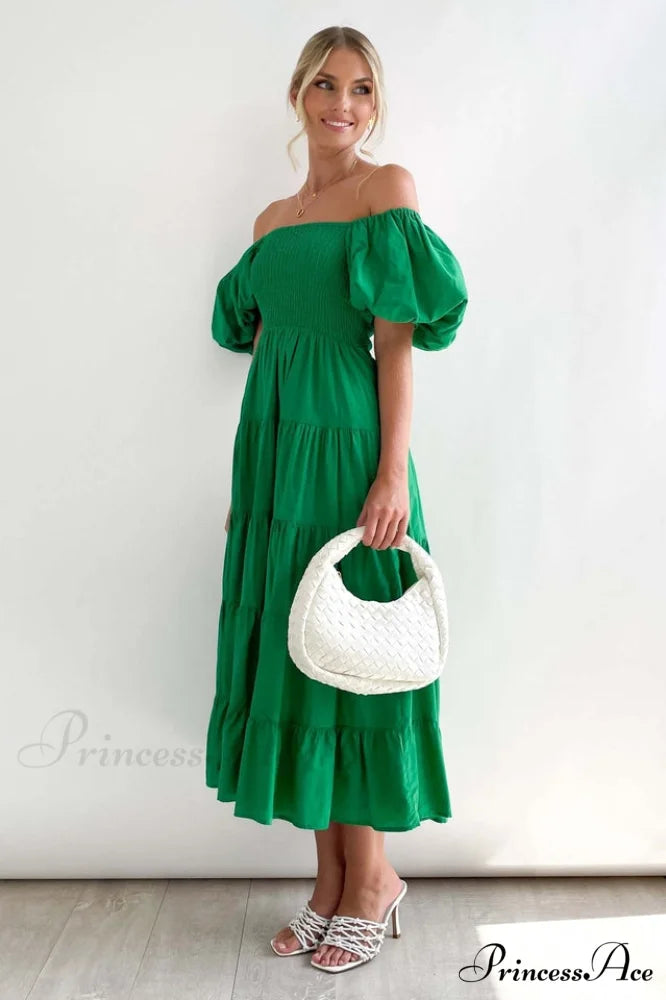 Anne Elegant Tiered Dress