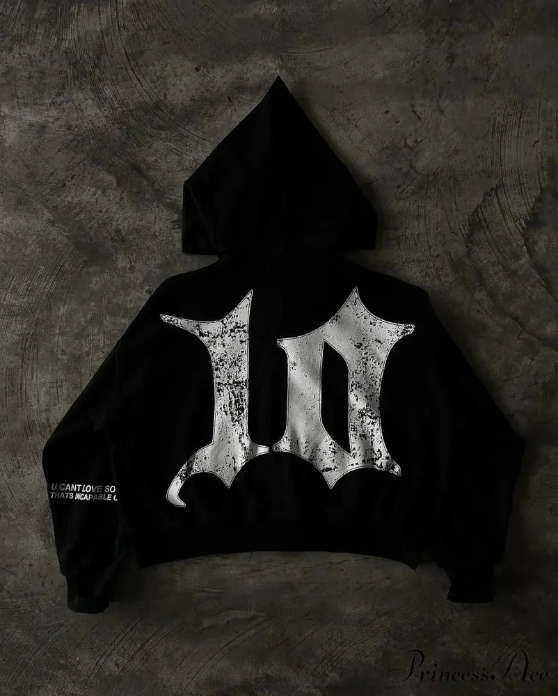 Antique Dark Zip Hoodie hoodies-241228