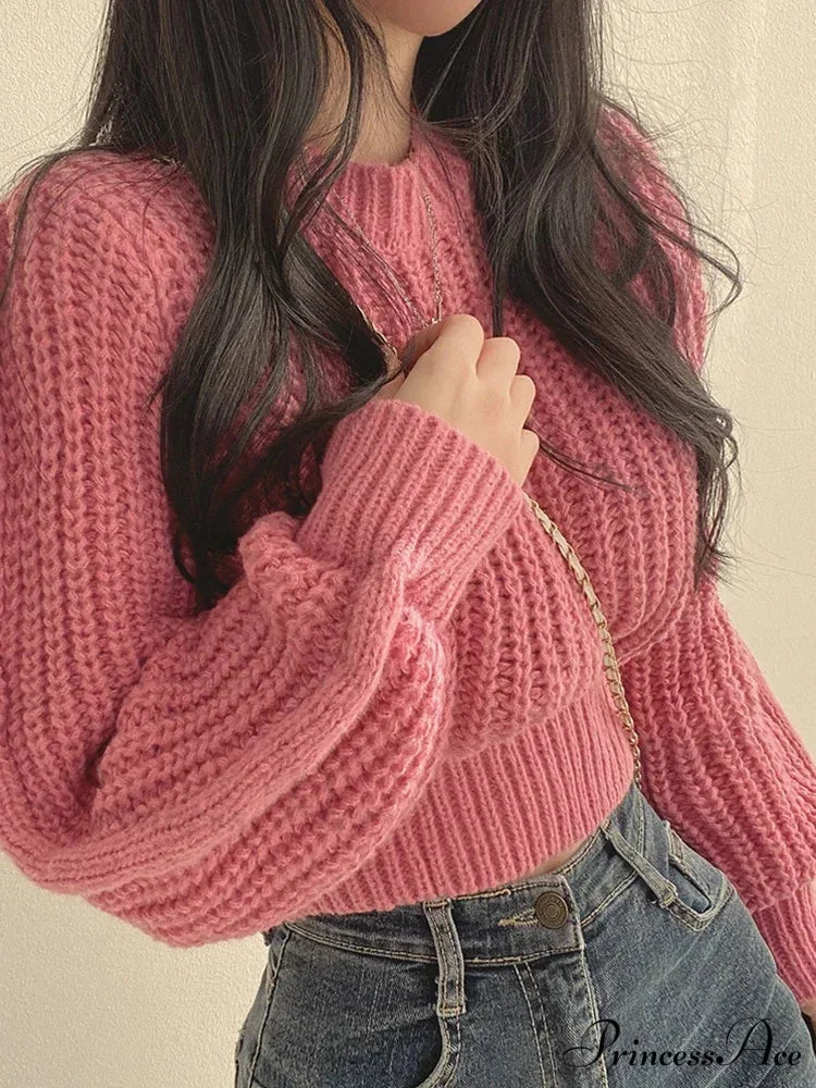 Antique Lantern Extended Sleeve Jumper swraters-241228