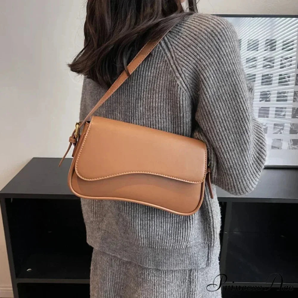 Antique Leather Designer Crossbody Shoulder Bag shoulder-250126