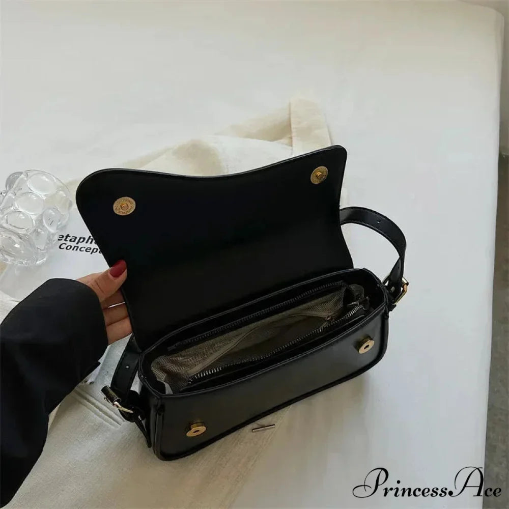 Antique Leather Designer Crossbody Shoulder Bag shoulder-250126