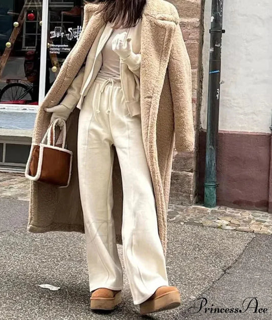 Antique Wool Blend Dual-Buttoned Overcoat khaki / XS overcoats-241228