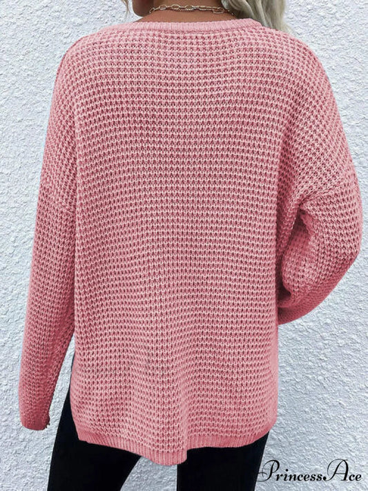 Arm Notched with Long Sweater Detail