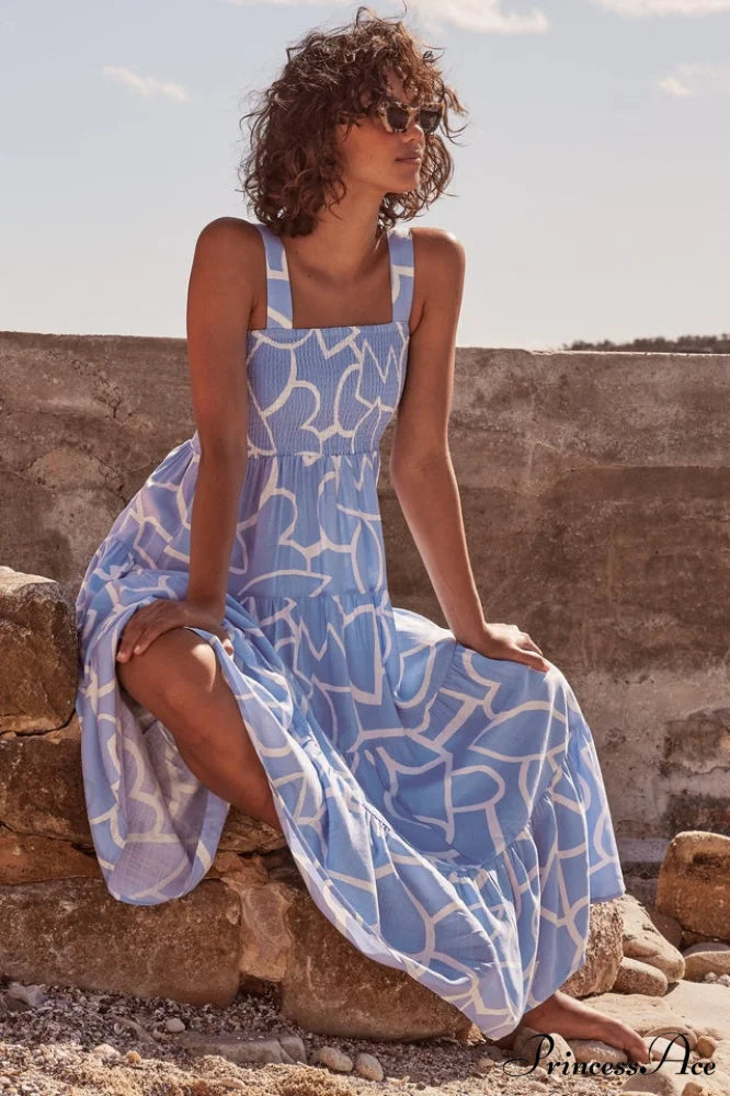 Ashlyn Smocked Stylish Maxi Dress