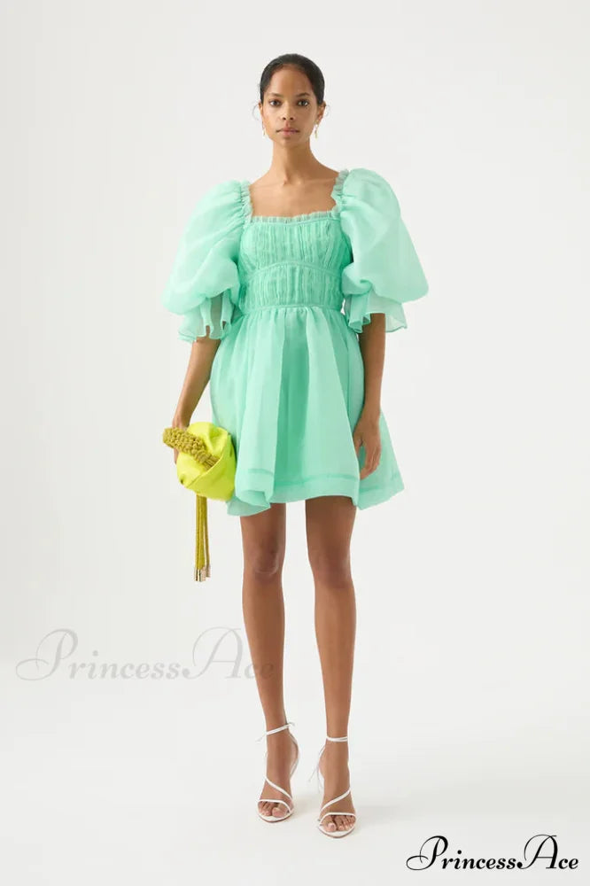 Astrid Tie Stylish Back Mini Dress