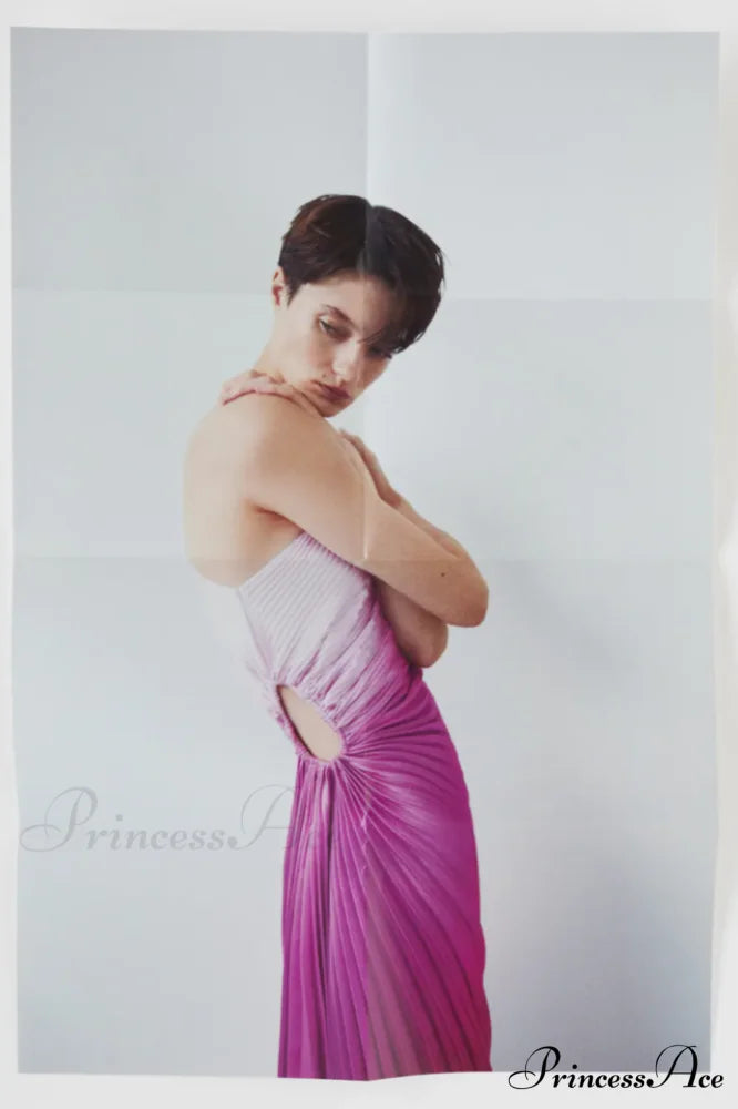 Asymmetrical Elegant Pleated Dress
