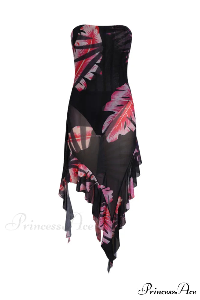 Atlas Tropical Stylish Leaf Dress S / Tropical Leaf