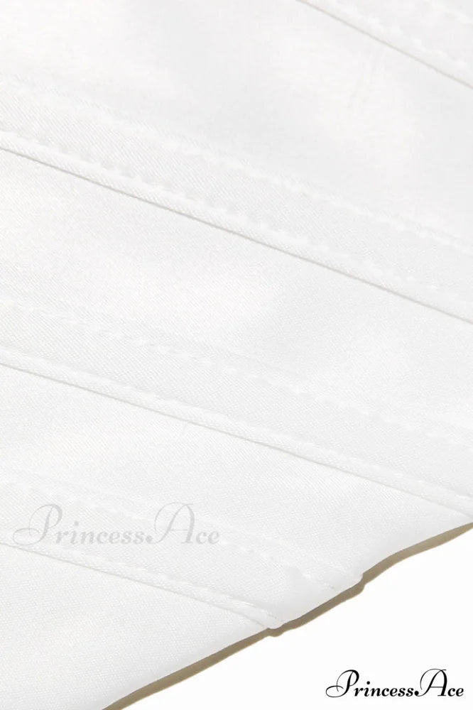 Aubrie Vintage Cream Charming White Beaded Bra