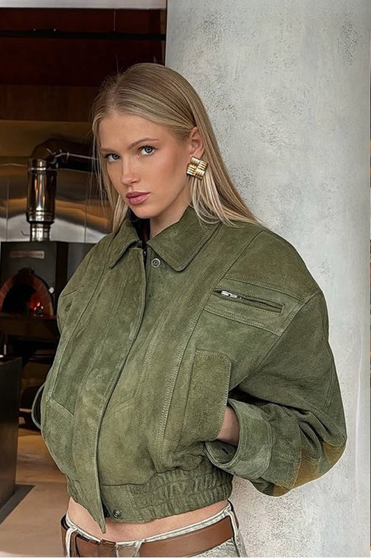 Vintage Short Motorcycle Jacket