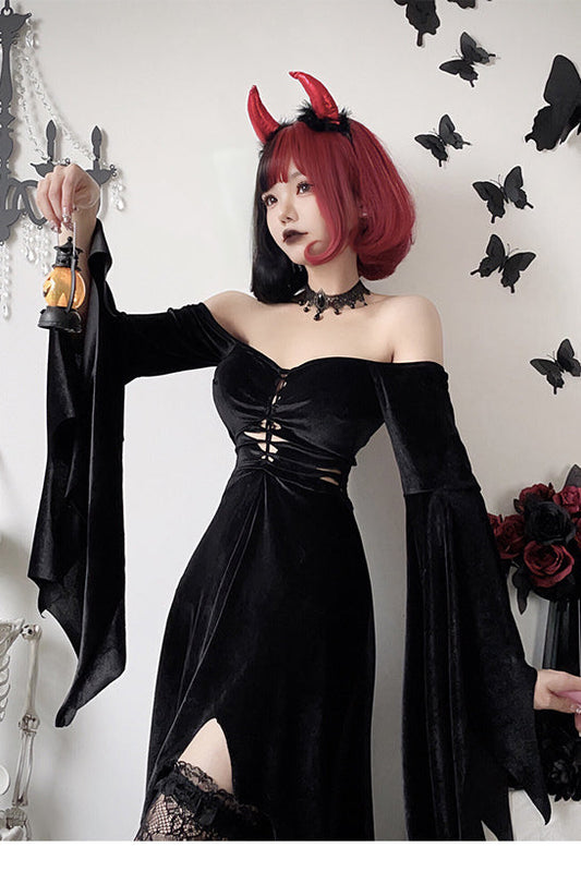 Halloween Cloak Gothic Dress
